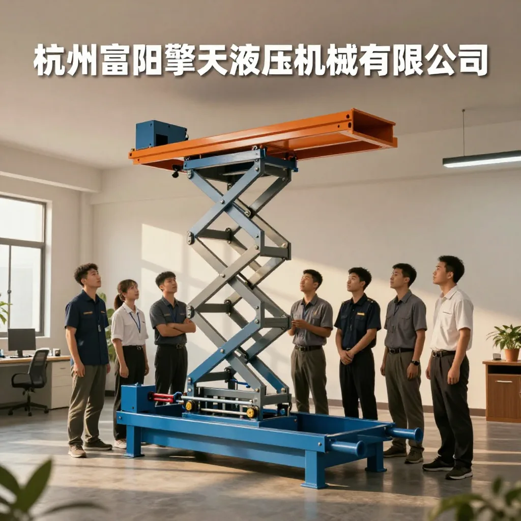 液压货梯价格 关于我们配图